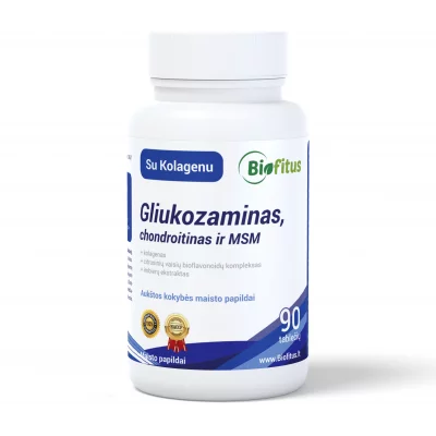 tabletės gliukozamino chondroitino plius priežastis skausmo sąnario